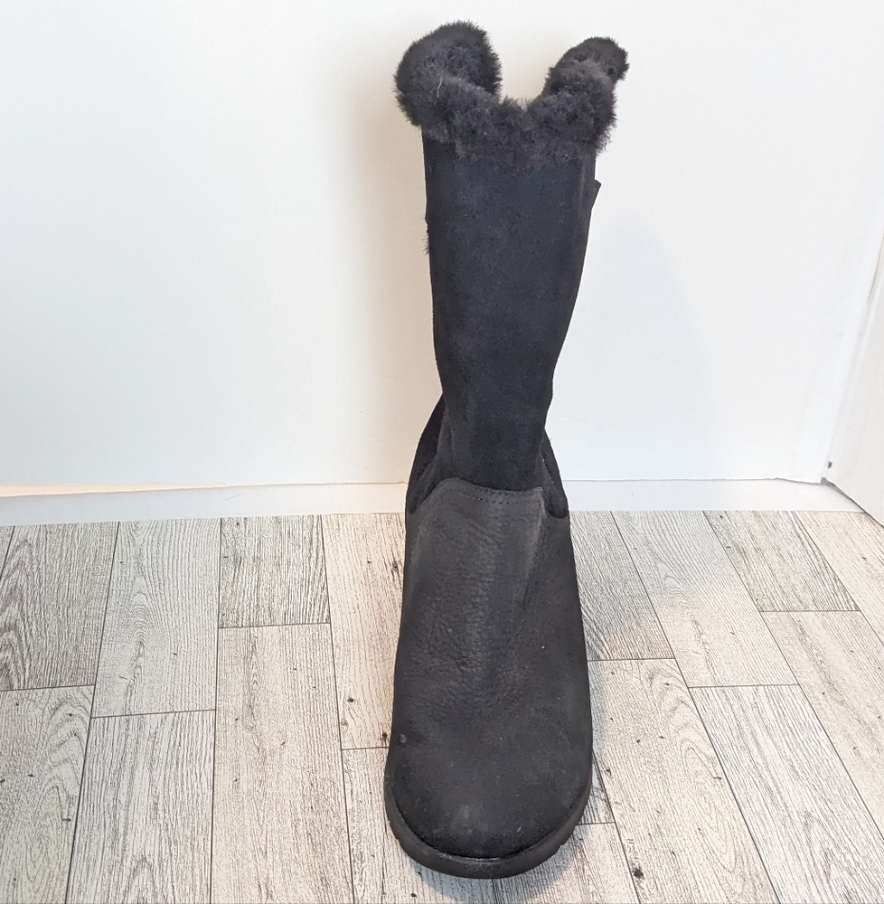 UGG Edelina waterproof suede wedge boots - Picture 9 of 16